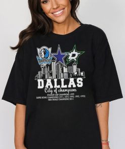 Dallas City Of Champions NBA Final Champions T Shirt