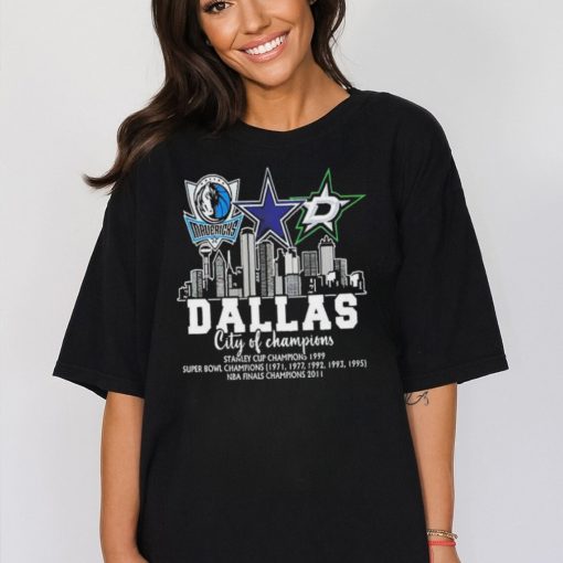 Dallas City Of Champions NBA Final Champions T Shirt