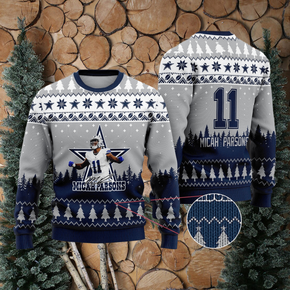 micah parsons christmas sweater