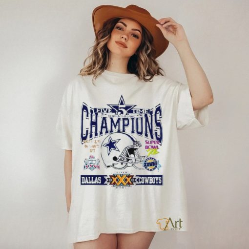 Dallas Cowboys 5 Time Super Bowl Champions Shirt