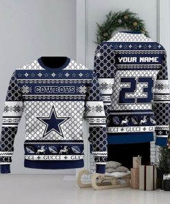 Dallas Cowboys American Football Ugly Christmas Sweater 3D Printed Men And Women Holiday Gift