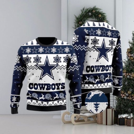 Dallas Cowboys American NFL Ugly Christmas Sweater 3D Printed Men And Women Holiday Gift