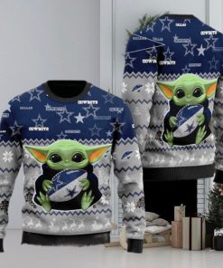 Dallas Cowboys Baby Yoda Ugly Christmas Sweater