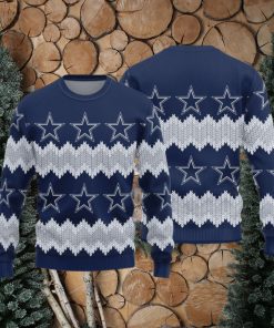 Dallas Cowboys Christmas Pattern Knitted Sweater