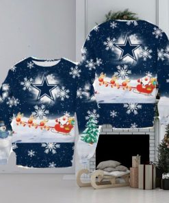 Dallas Cowboys Cool Christmas Sweatshirt Sweater 3D Gift For Fans