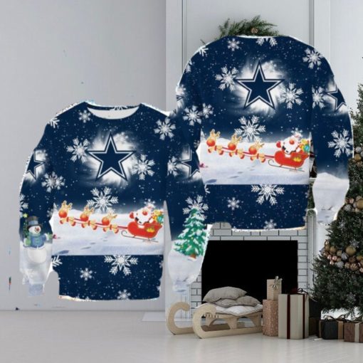 Dallas Cowboys Cool Christmas Sweatshirt Sweater 3D Gift For Fans