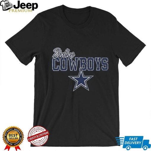 Dallas Cowboys Gameday Couture s In The Spotlight Tonal Leopard Print Shirt