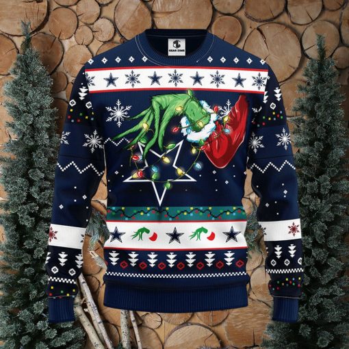 Dallas Cowboys Grinch Christmas Ugly Sweater