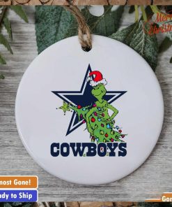 Dallas Cowboys Grinch Christmas tree ornament