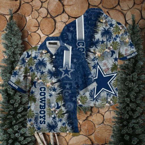 Dallas Cowboys Hawaiian Shirt, Beach Gift For Dad Aloha Shirt