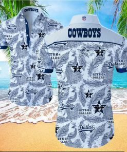 Dallas Cowboys Hawaiian Shirt Beach Gift For Sport Fans