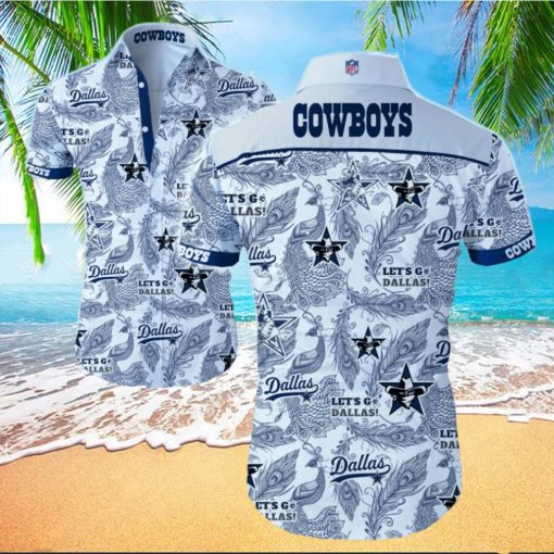 Dallas Cowboys Hawaiian Shirt Beach Gift For Sport Fans