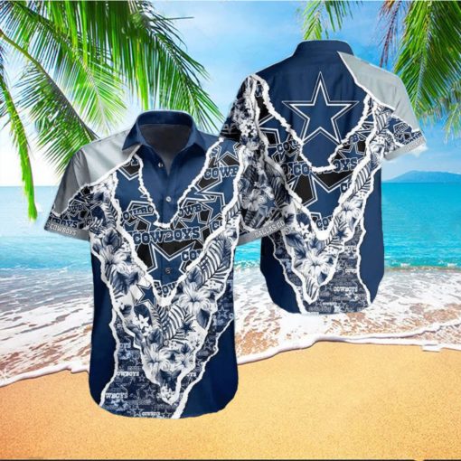 Dallas Cowboys Hawaiian Shirt Football Gift For Dad From Son