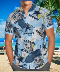 Dallas Cowboys Hawaiian Shirt Football Helmet Summer Beach Gift shirt