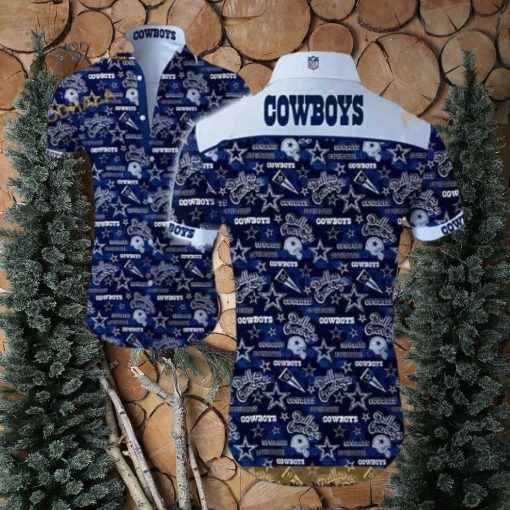 Dallas Cowboys Hawaiian Shirt, Hawaii Vacation Gift Aloha Shirt