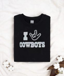 Dallas Cowboys Homage The NFL ASL Collection by Love Sign Tri Blend T Shirt