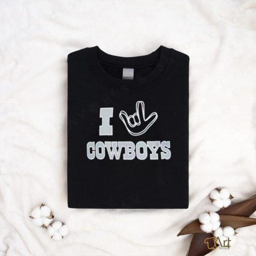 Dallas Cowboys Homage The NFL ASL Collection by Love Sign Tri Blend T Shirt