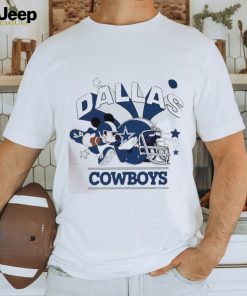 Dallas Cowboys Mickey Mouse Helmet Shirt