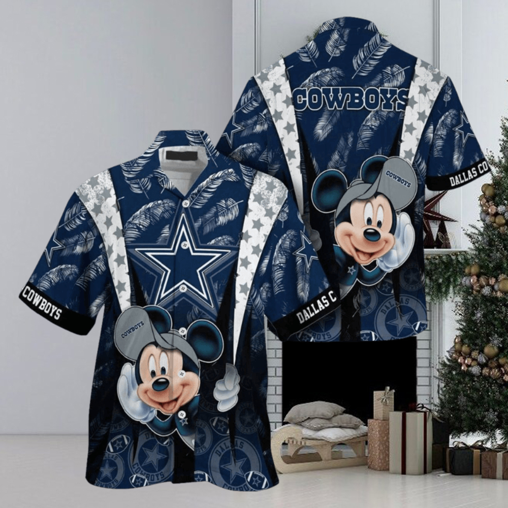 Dallas Cowboys Mickey Mouse Hawaiian Shirt, Dallas Cowboys Logo