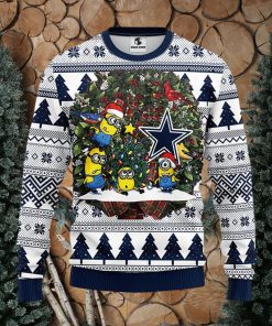 Dallas Cowboys Minion Christmas Ugly Sweater