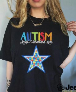 Dallas Cowboys NFL Autism Awareness Accept Understand Love Shirt