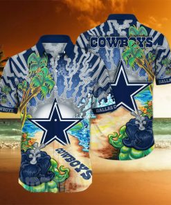 Dallas Cowboys NFL Floral Full Printing Hawaiian Shirt