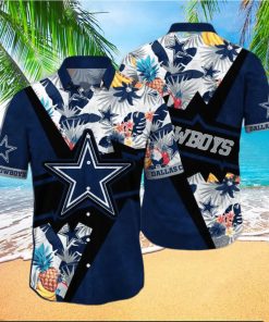 Dallas Cowboys NFL Flower Aloha Tropical Hawaiian Shirt