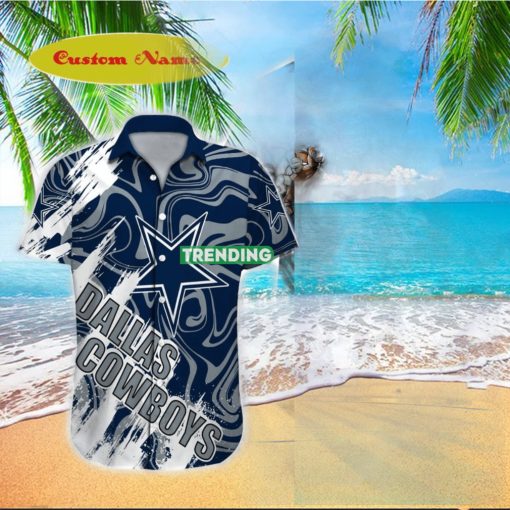 Dallas Cowboys NFL Football Custom Name Hawaiian Shirt