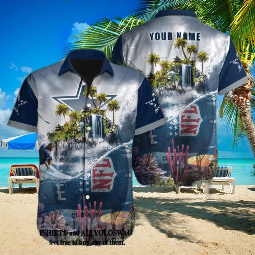 Dallas Cowboys NFL For Fans Full Printing Summer Vibes Hawaiian Shirt