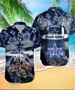 Dallas Cowboys NFL Hawaiian shirt Custom Name Summer Gift