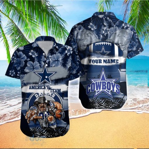 Dallas Cowboys NFL Hawaiian shirt Custom Name Summer Gift