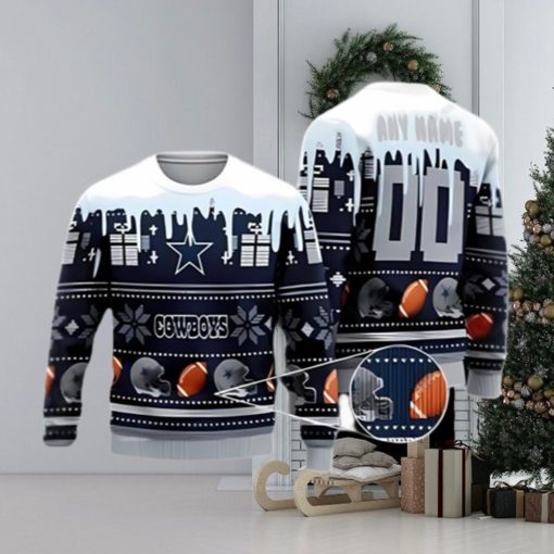 Dallas Cowboys NFL Santa Claus Custom Ugly Christmas Sweater