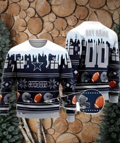 NFL Dallas Cowboys Grateful Dead Ugly Christmas Sweater, All Over