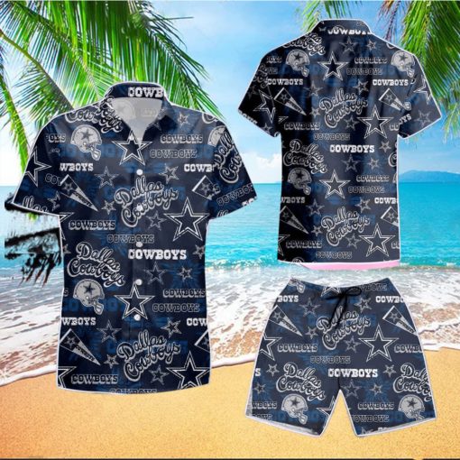 Dallas Cowboys Nfl Full 3D Hawaiian Shirt