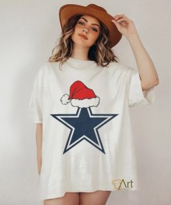 Dallas Cowboys Santa Logo Christmas Holiday 2023 T shirt