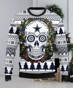 Dallas Cowboys Skull Flower Ugly Christmas Special Gift Men Women