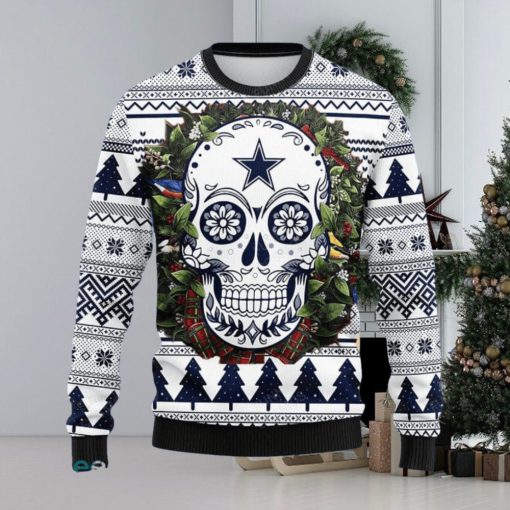 Dallas Cowboys Skull Flower Ugly Christmas Special Gift Men Women