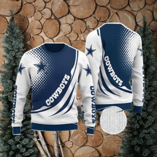 Dallas Cowboys Ugly Christmas Sweater All Over Print Ugly Nice Gift For Everyone