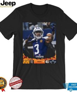 Dallas Cowboys Wins 45 10 Commanders 2023 NFL Thanksgivings Final Score Shirt