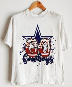 Dallas Cowboys football go Cowboys leopard logo shirt