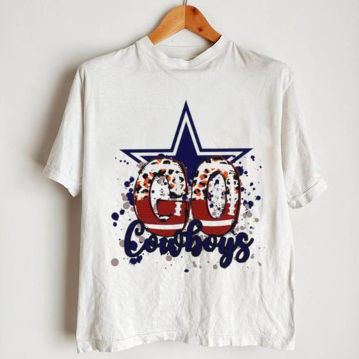 Dallas Cowboys football go Cowboys leopard logo shirt