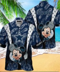 Dallas Cowboys nfl mickey mouse Hawaiian Shirt custom for fan