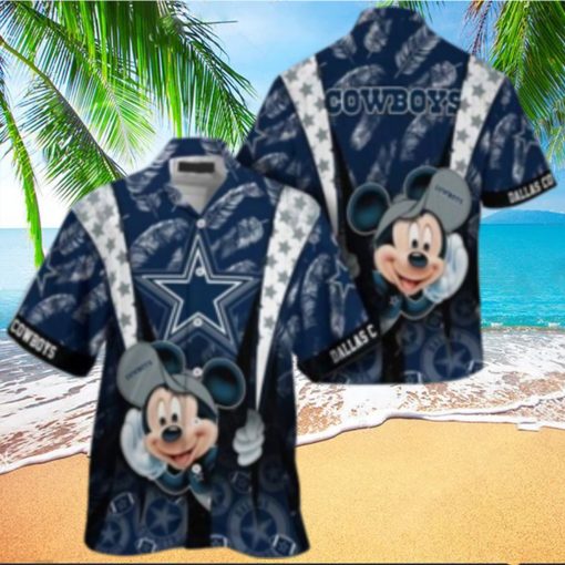 Dallas Cowboys nfl mickey mouse Hawaiian Shirt custom for fan