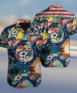 Dallas Stars Custom Name Vintage Hawaiian Shirt For Fans