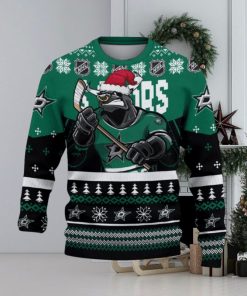 Dallas Stars Funny Ugly Christmas Sweater Angry For Men And Women Custom Name Gift Fans