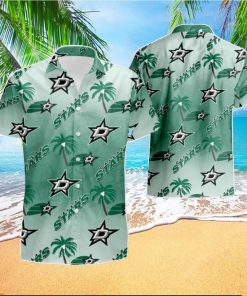 Dallas Stars Hockey Team Aloha Hawaiian Shirt