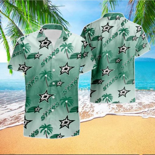 Dallas Stars Hockey Team Aloha Hawaiian Shirt