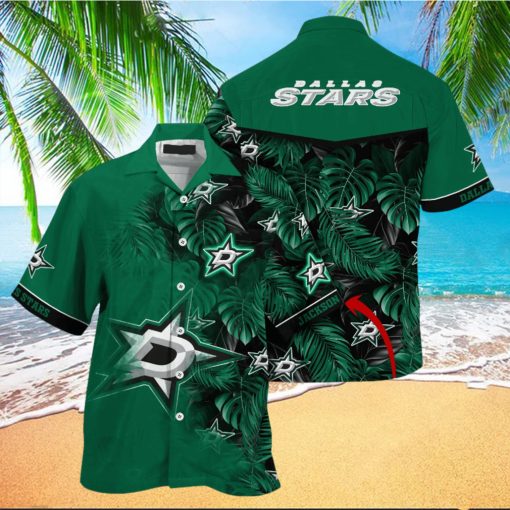 Dallas Stars NHL Summer Hawaii Shirt And Tshirt Custom Aloha Shirt