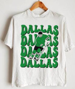 Dallas Stars NHL ice hockey player cartoon shirt