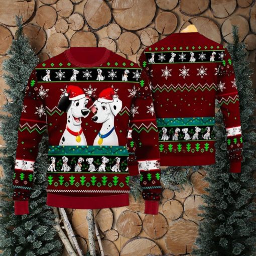 Dalmatians Dog 3D Ugly Christmas Sweater